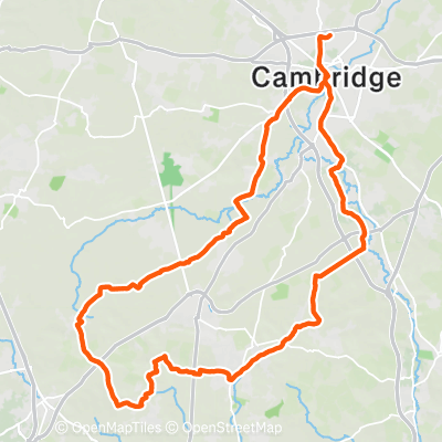 Around Royston | 91.8 km Cycling Route on Strava