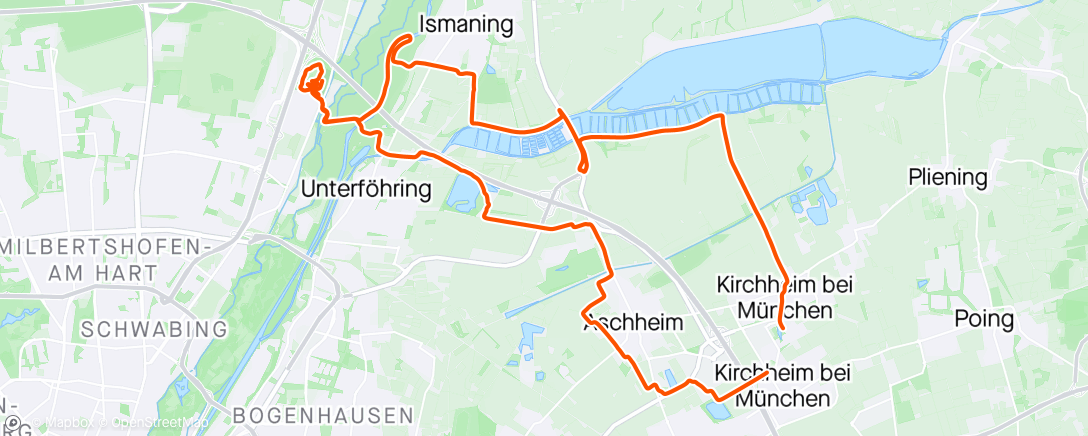 アクティビティ「Mountainbike-Fahrt zur Mittagszeit」の地図