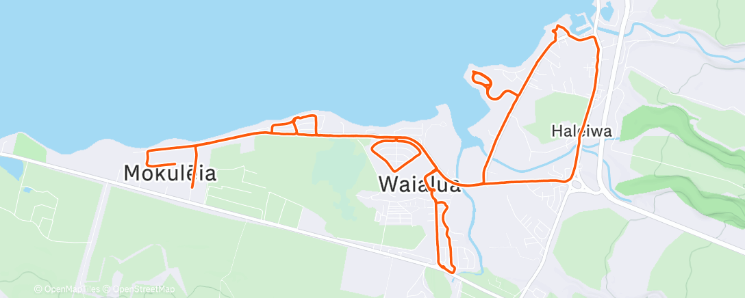 Map of the activity, LR in Brutal rain