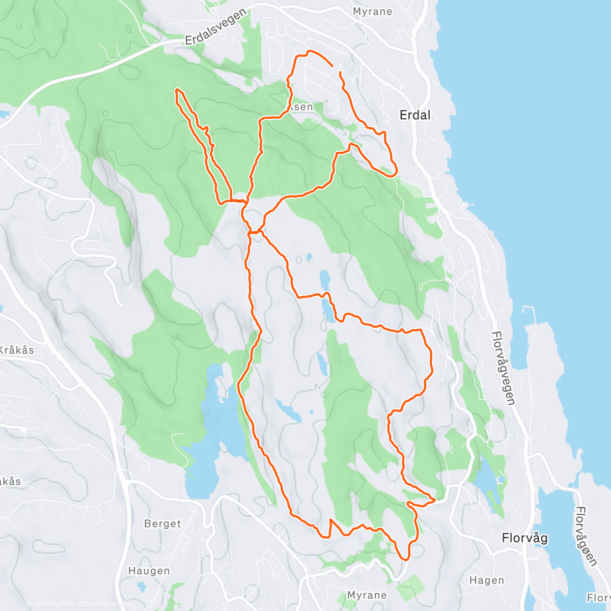 Map of the activity, Kolbeinsvarden