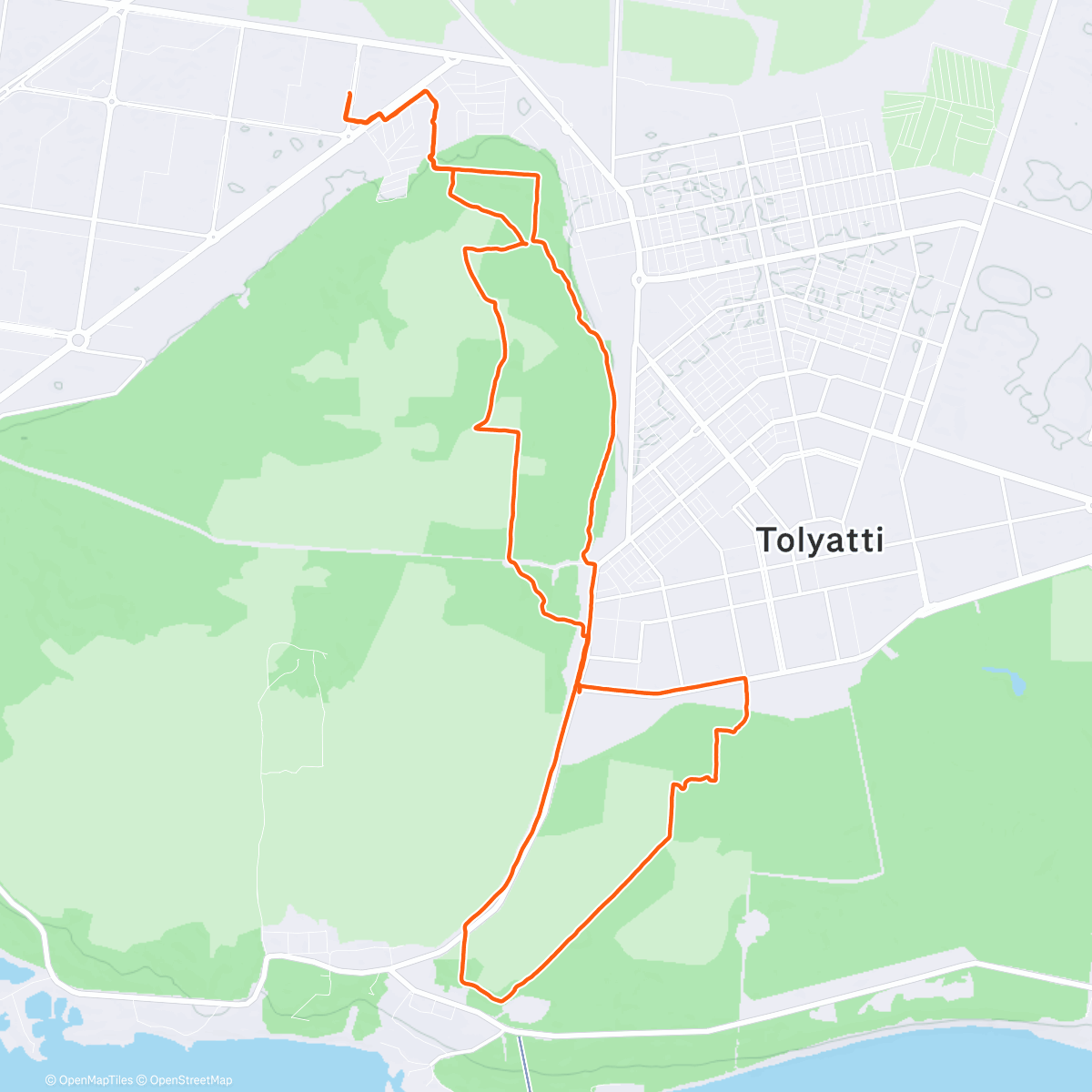 Map of the activity, BH