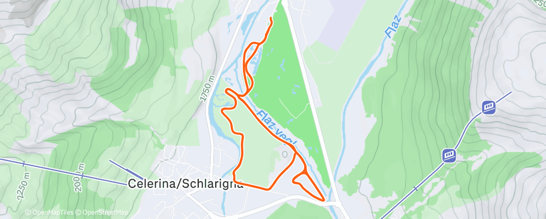 Карта физической активности (Ski Nordisch am Nachmittag)