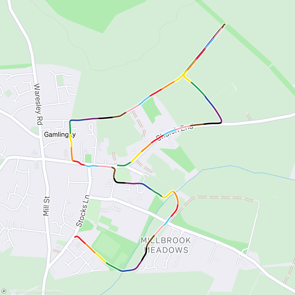 Map of the activity