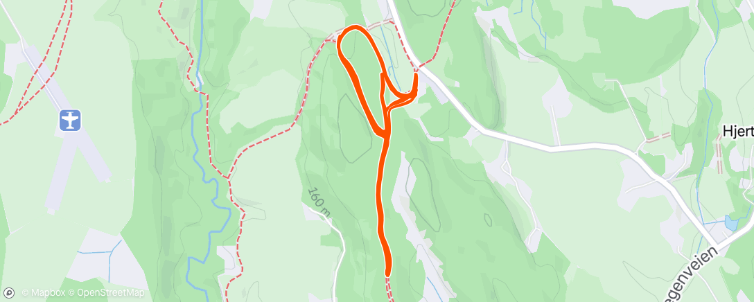 Map of the activity, Skate