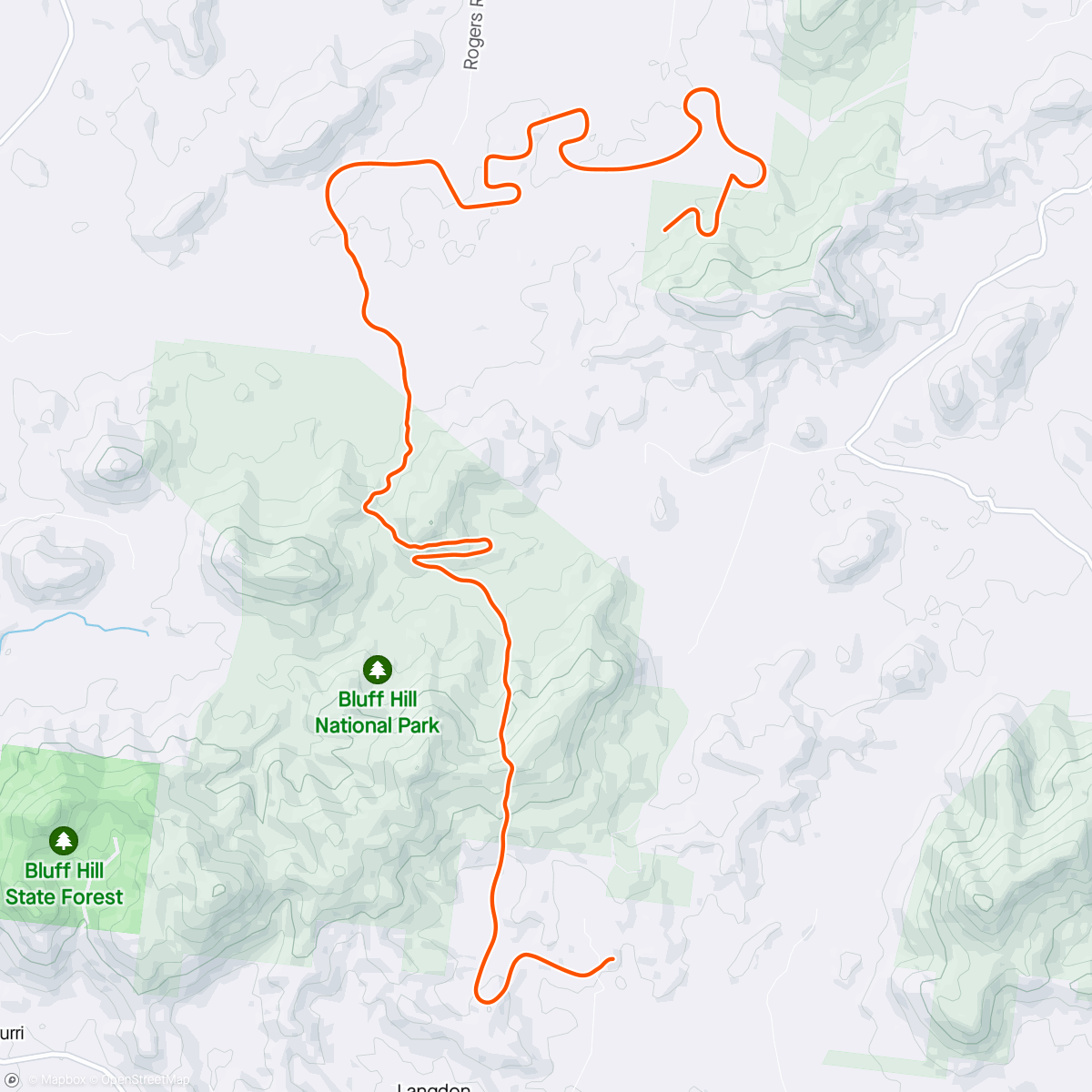 Map of the activity, MyWhoosh - Aus Outerloop