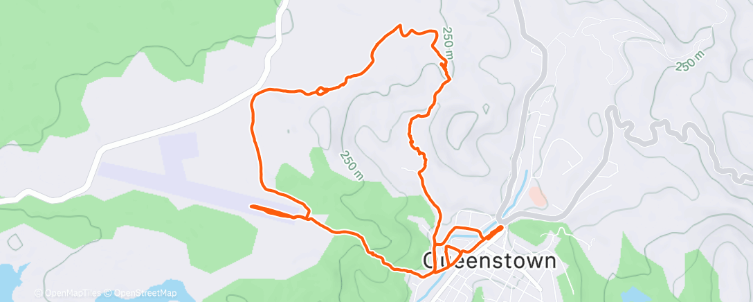 Map of the activity, Airfield mostly