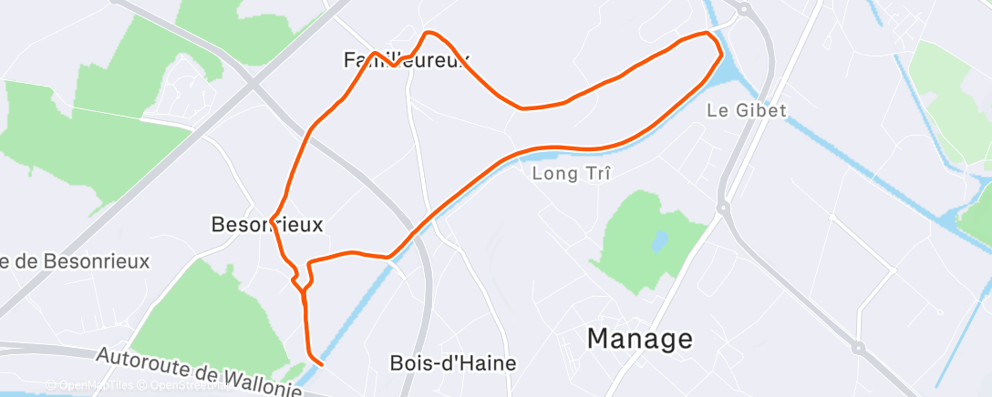 Map of the activity, Dernier Run des 25 ans ☀️