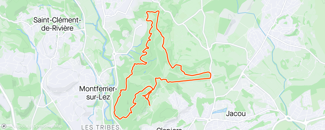 Map of the activity, Sortie canitrail CTRO 🐕 🏃🐾