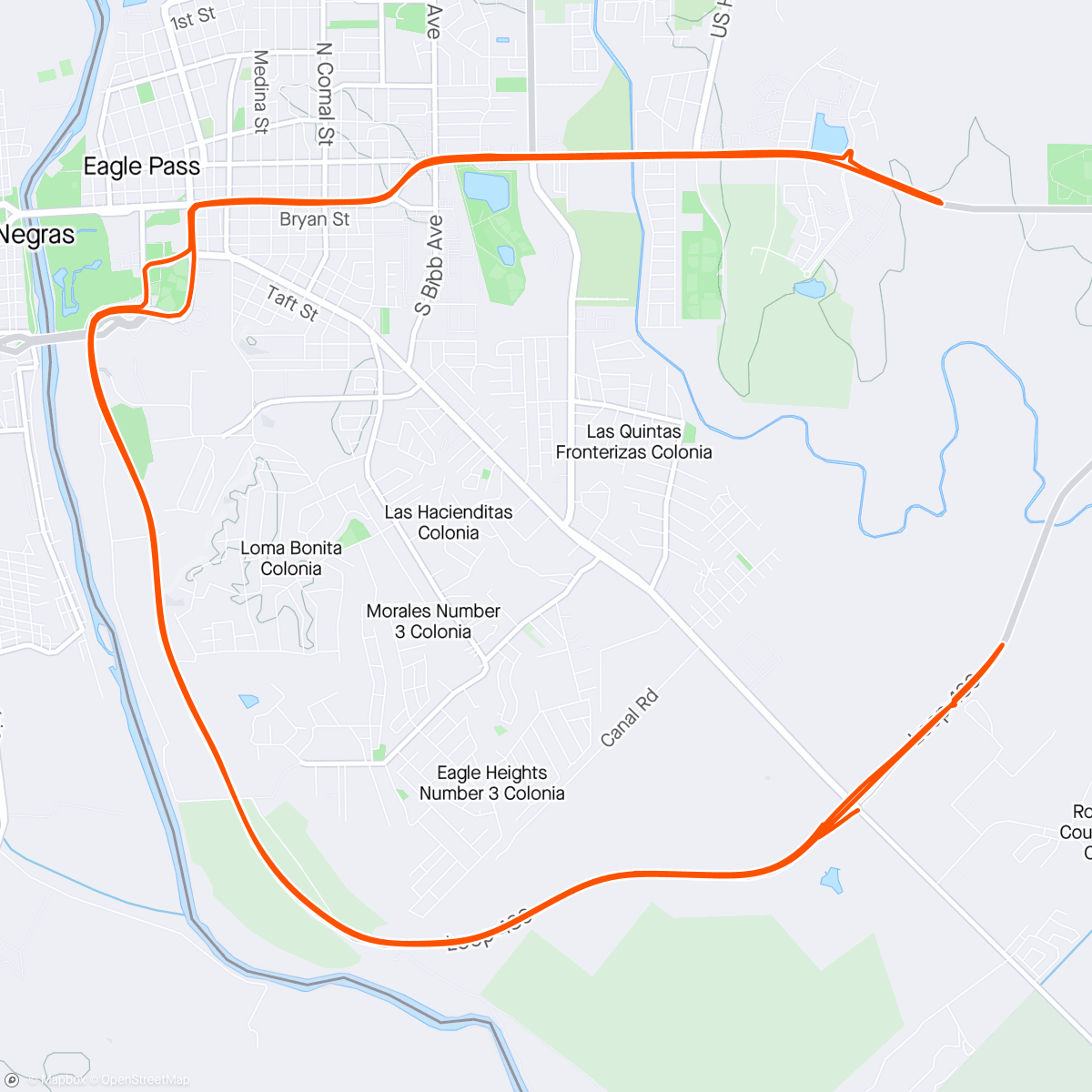 Map of the activity, Evening Ride 480 277
