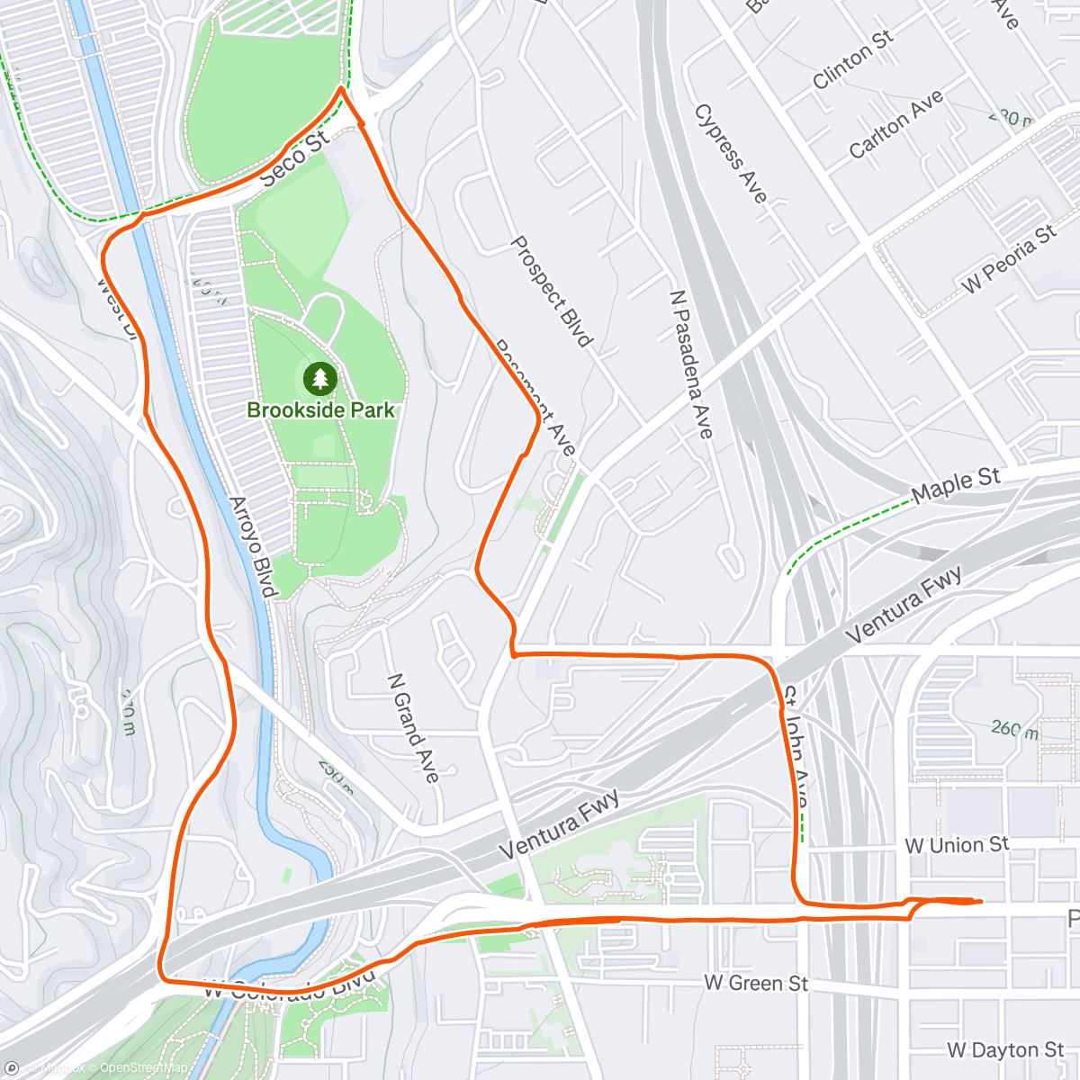 Map of the activity, prc lululemon