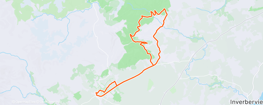 Карта физической активности (Lunch Ride)