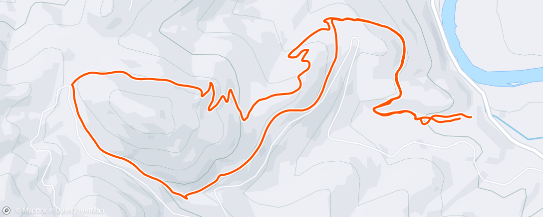 Map of the activity, Morning Run