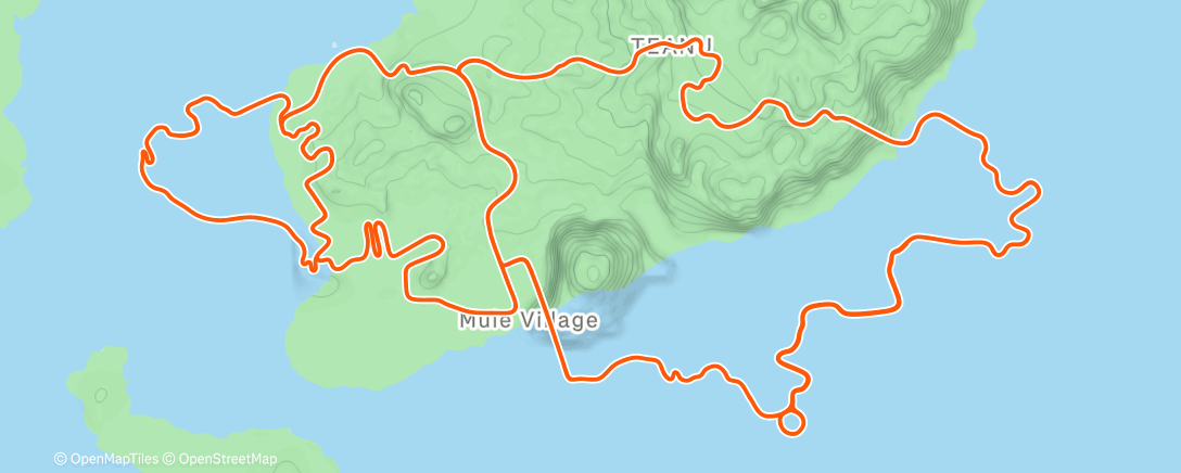 Map of the activity, Zwift - Group Ride: Rapha Festive 500 with Coco @ 2.6 W/KG on Triple Flat Loops in Watopia