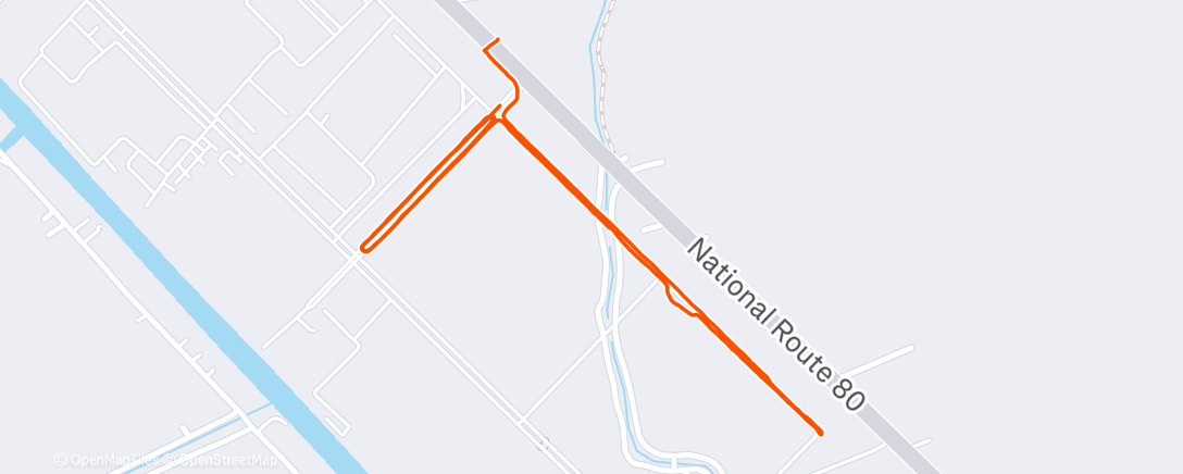 Mappa dell'attività Morning Run 2.1