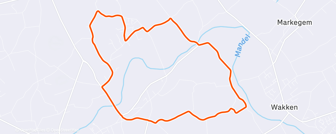 Mapa de la actividad (Morning run ☃️❄️)