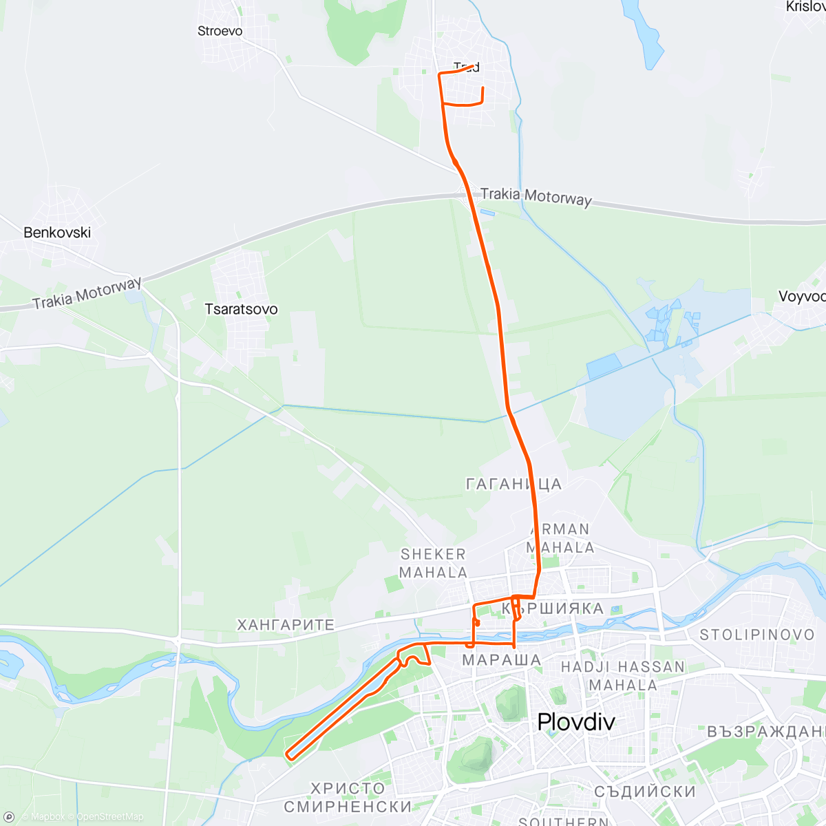Map of the activity, Дабъл с електрика 🚴🏼⚡