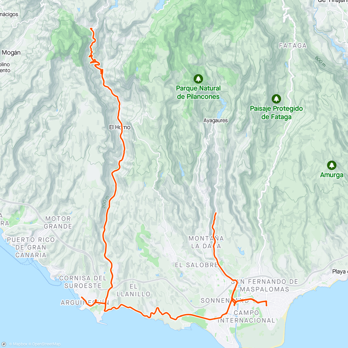 Map of the activity, GC day #6 Soria PR + CP3