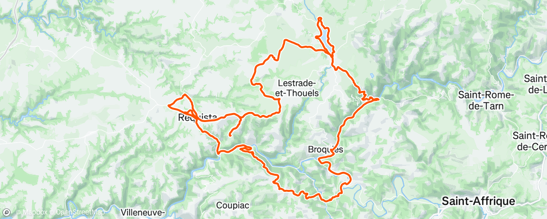 Carte de l'activité