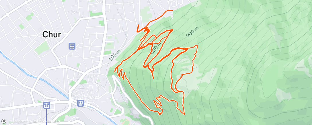 Map of the activity, Gian feels like Gian: