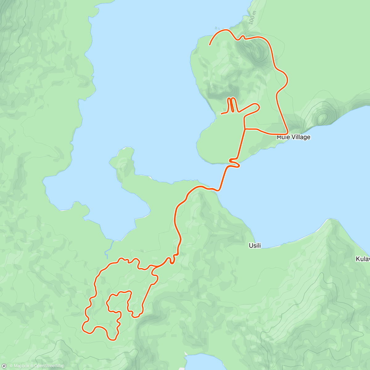 Map of the activity, Zwift - Road to Ruins in Watopia