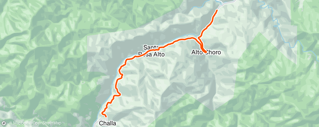 Map of the activity, ROUVY - Yungas | Bolivia