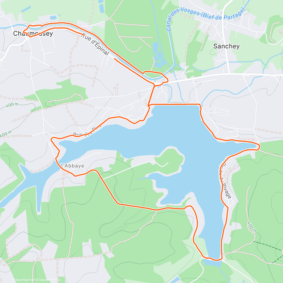 Map of the activity, À la cool avec Delphine