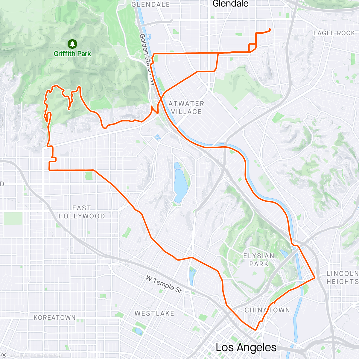 Map of the activity, Humpday 🚴🏽🐪