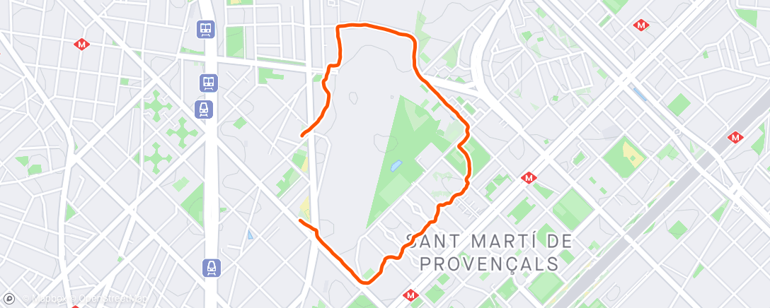 Mapa de la actividad (Caminant Per Sant Martí)