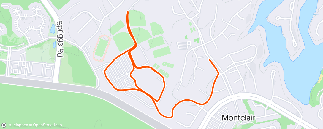 Map of the activity, Morning Run w/ Ellie🐶
