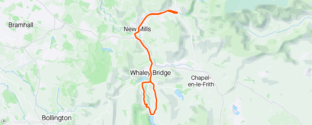 Map of the activity, Taxal loop with Anna