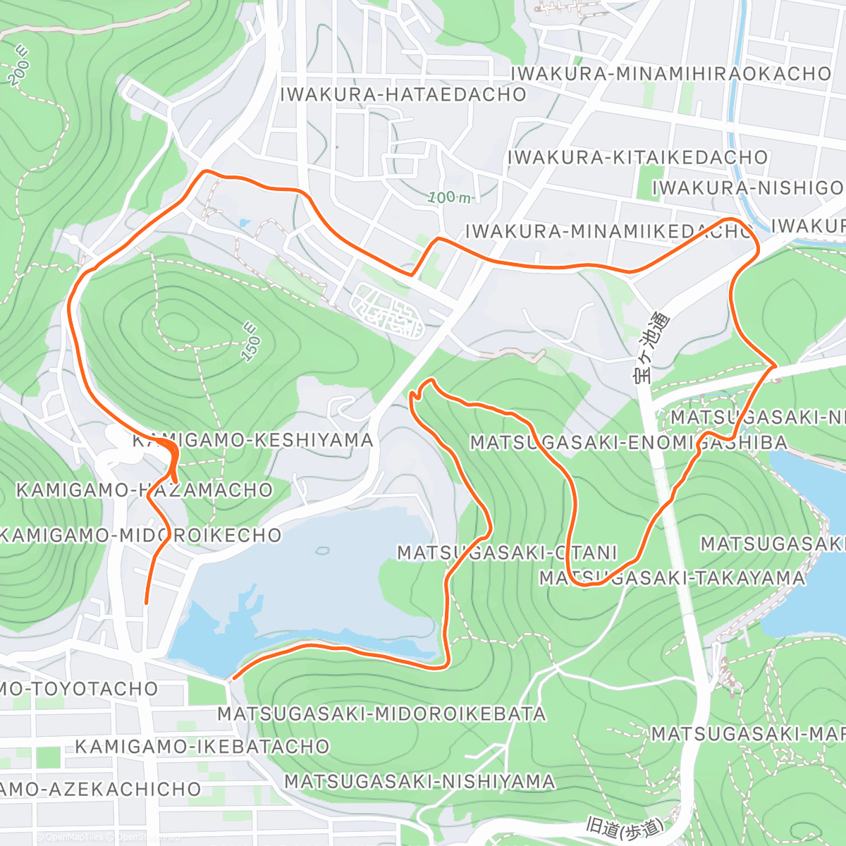 Карта физической активности (Afternoon Walk)