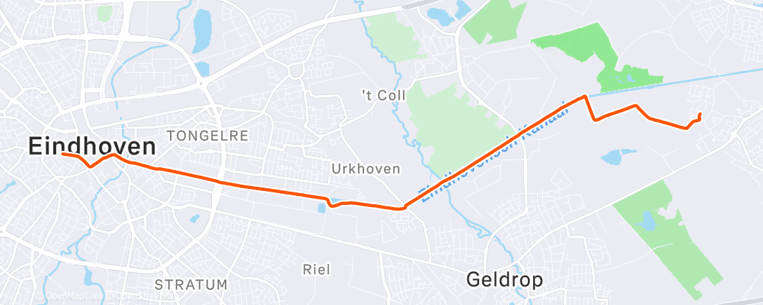 Map of the activity, Nachtrit