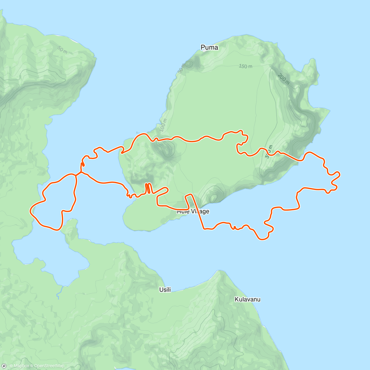 Map of the activity, Zwift - Waisted 8 in Watopia