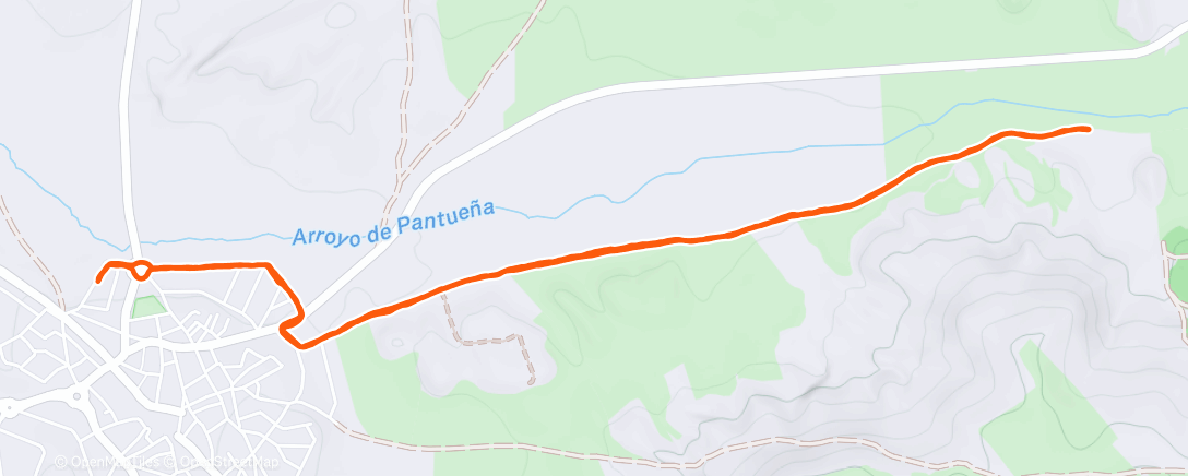 Map of the activity, Carrera de mañana