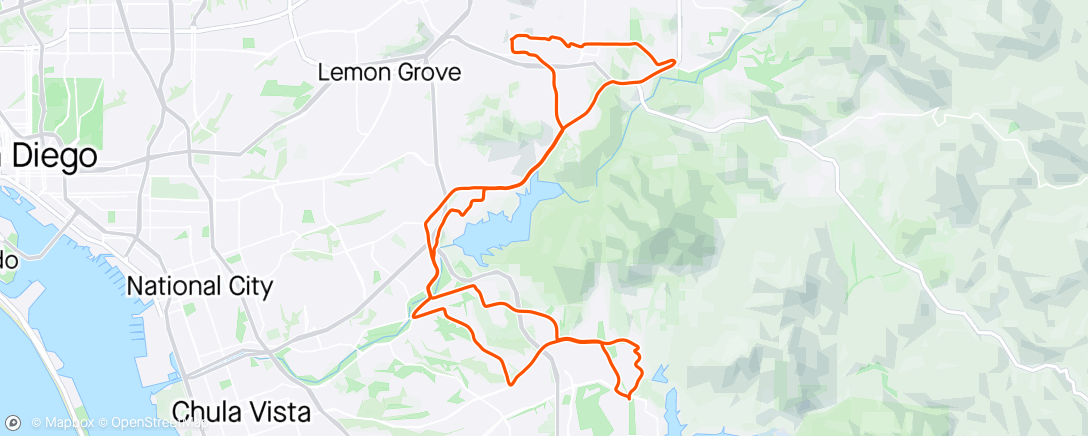 Map of the activity, Hanks ride to the Woods with Sally, Tammy,Steven,Michael and Brian L showed up yay