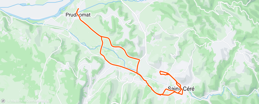 Map of the activity, Velotaf