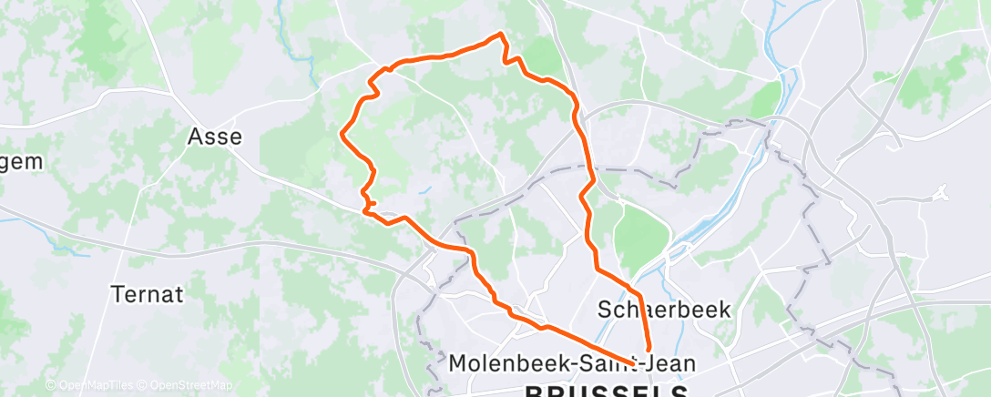 Map of the activity, Forgot my bottle didn't drink nowhere near enough water  beforehand