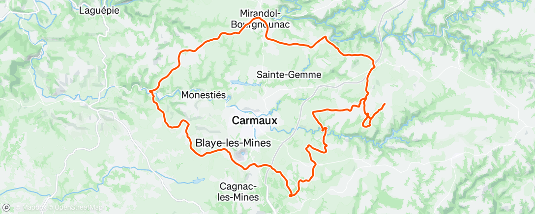 Carte de l'activité