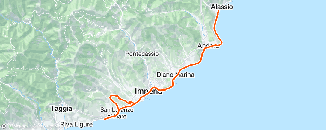 Peta aktivitas, Pedalata mattutina