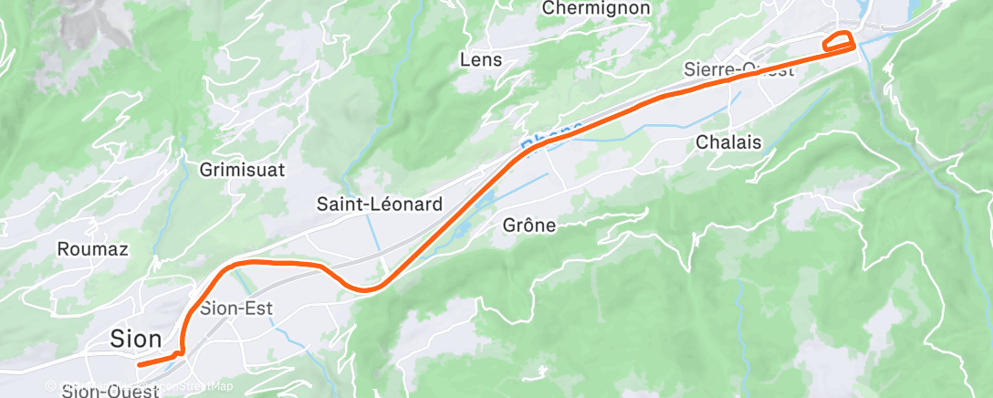 Map of the activity, Sub-3 Challenge Day 6/8 ✅