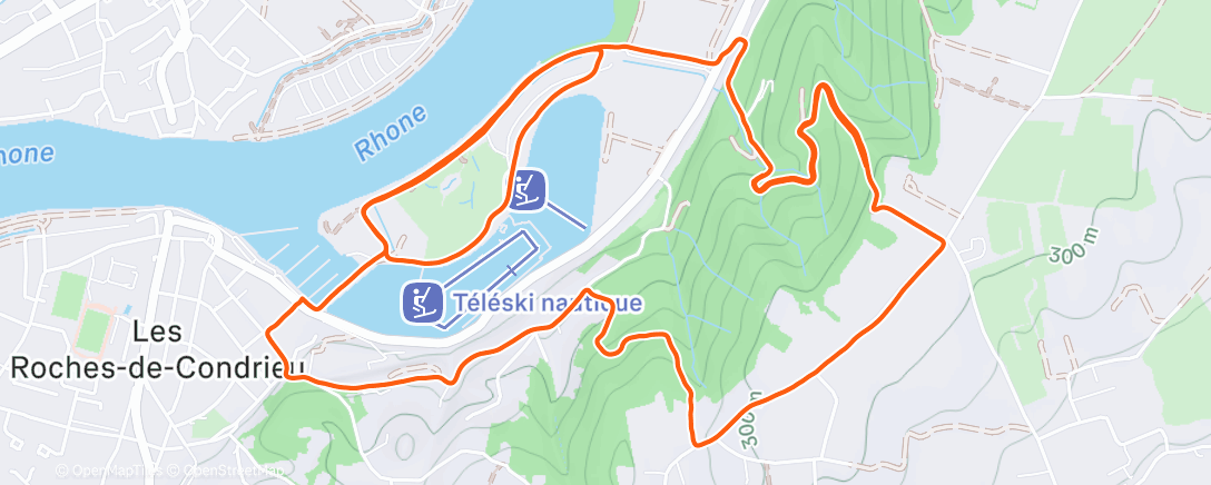 Mappa dell'attività Footing + côtes 🥶