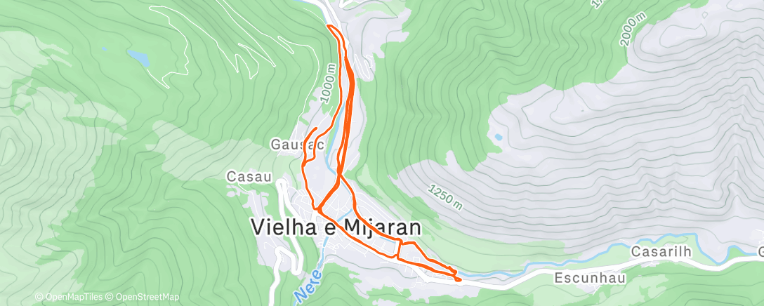 Peta aktivitas, Lunch Run