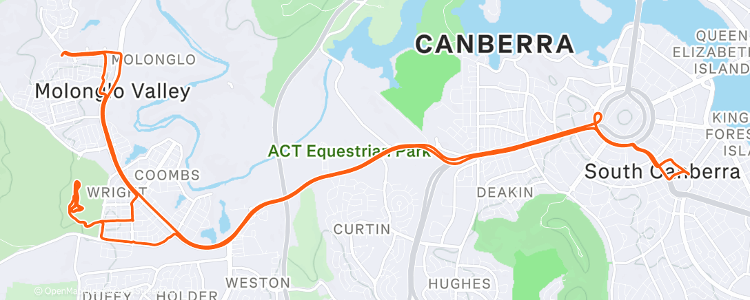 Map of the activity, Vikings Christmas Crit and Dinner