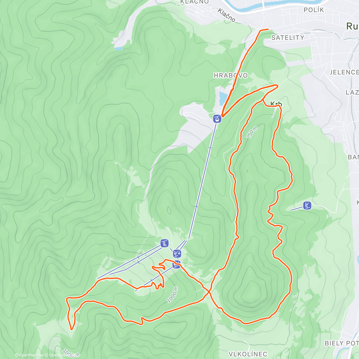 Map of the activity, Osláviť behom Miškine narodky 🏃‍♀️🏃‍♀️👌🤘