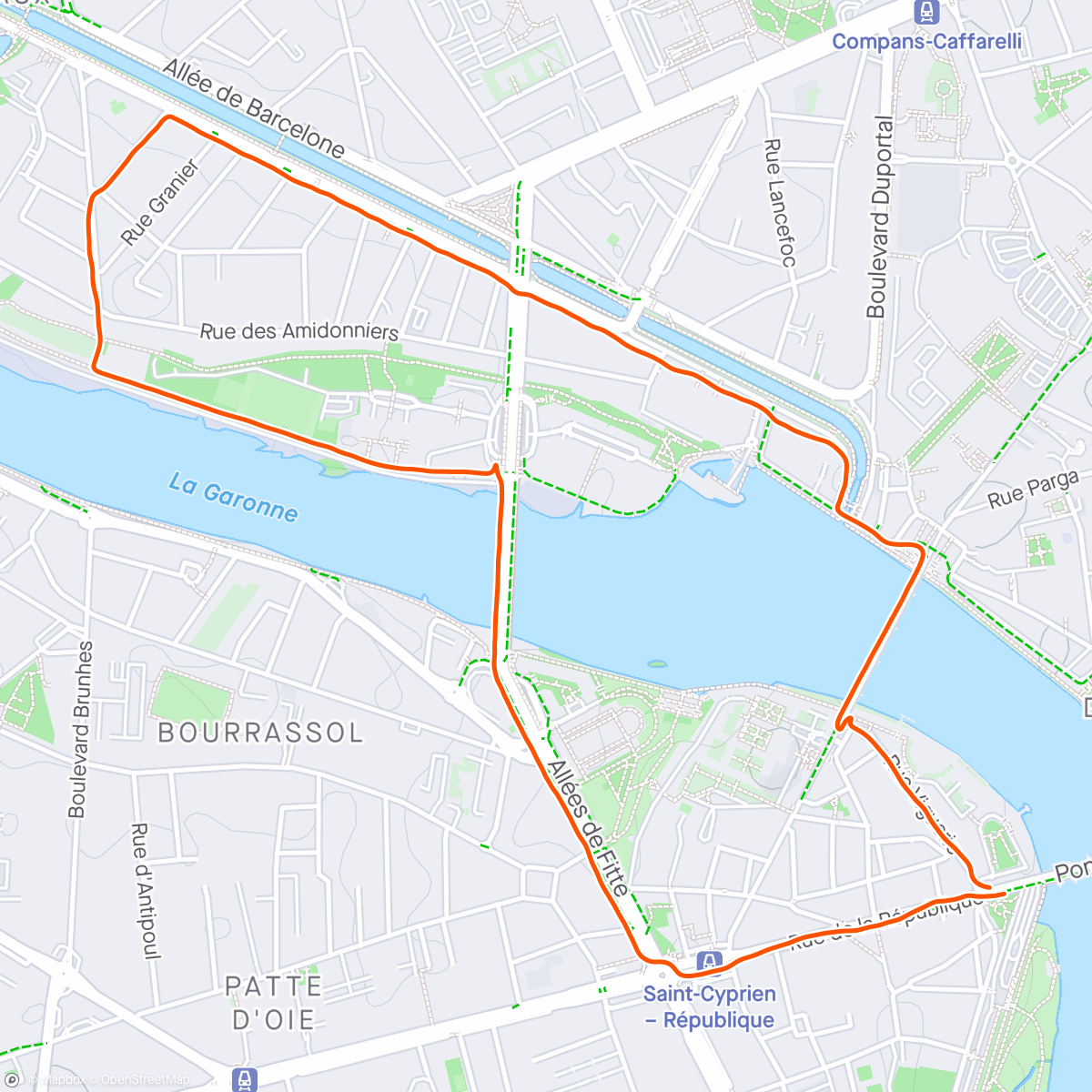 Map of the activity, I love to run in the cities that I visit because I get to visit parts I wouldn’t see otherwise art restaurants weird back alleys doesn’t matter I see everything  it’s cool with me.