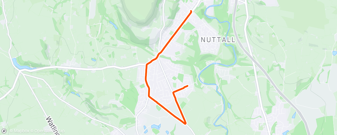 Map of the activity, Afternoon 5k in the sun reminiscing about London 2019
