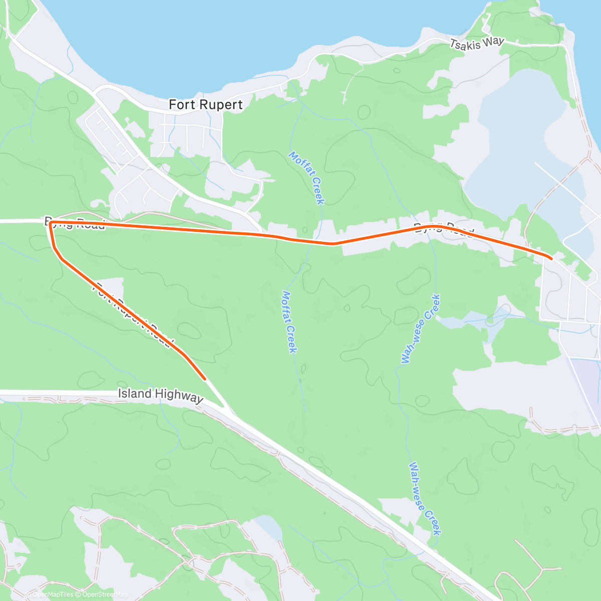 Map of the activity, ROUVY - Warm up  🇨🇦