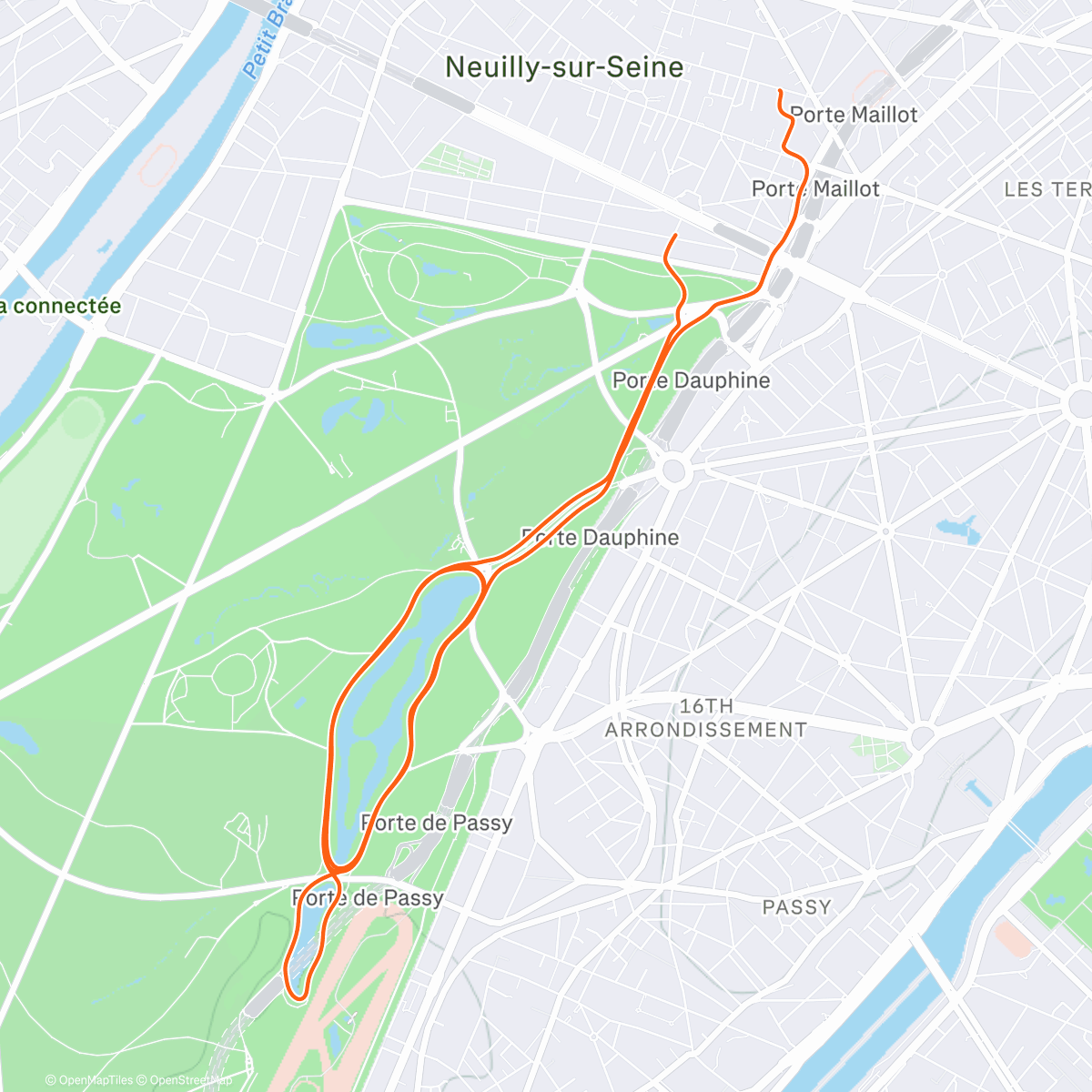 Map of the activity, Séance 21🏃🏻‍♂️ ➡️ Session Seuil 🚀 [J-80 / ECOTRAIL 120KM 🏰]
