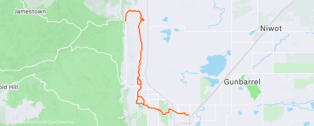 Mapa de la actividad (Morning Trail Run)