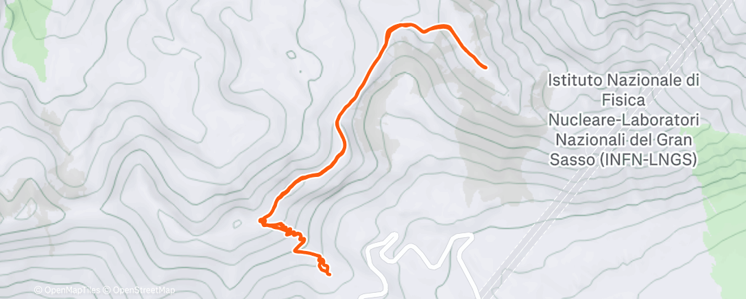 Карта физической активности (Rifugio Duca degli Abruzzi + Monte Aquila A/R ramponi&piccozza 😎💥🤟)